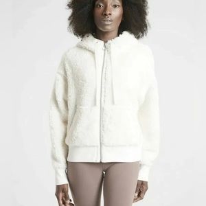 Athleta Cozy Reversible Sherpa Jacket - Size M - NWOT